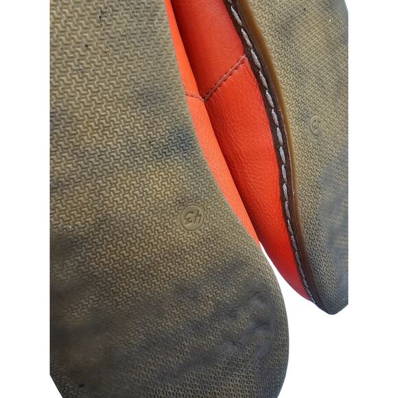 Charix Leather Orange Slip On Loafers Sz 11.5 (43) - Picture 6 of 7